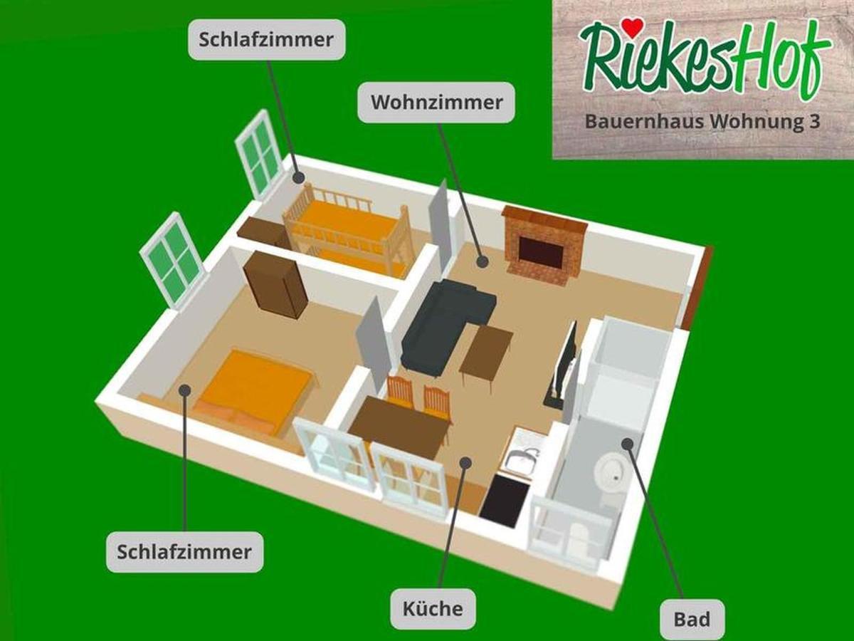 Riekeshof Lägenhet Schmallenberg Exteriör bild